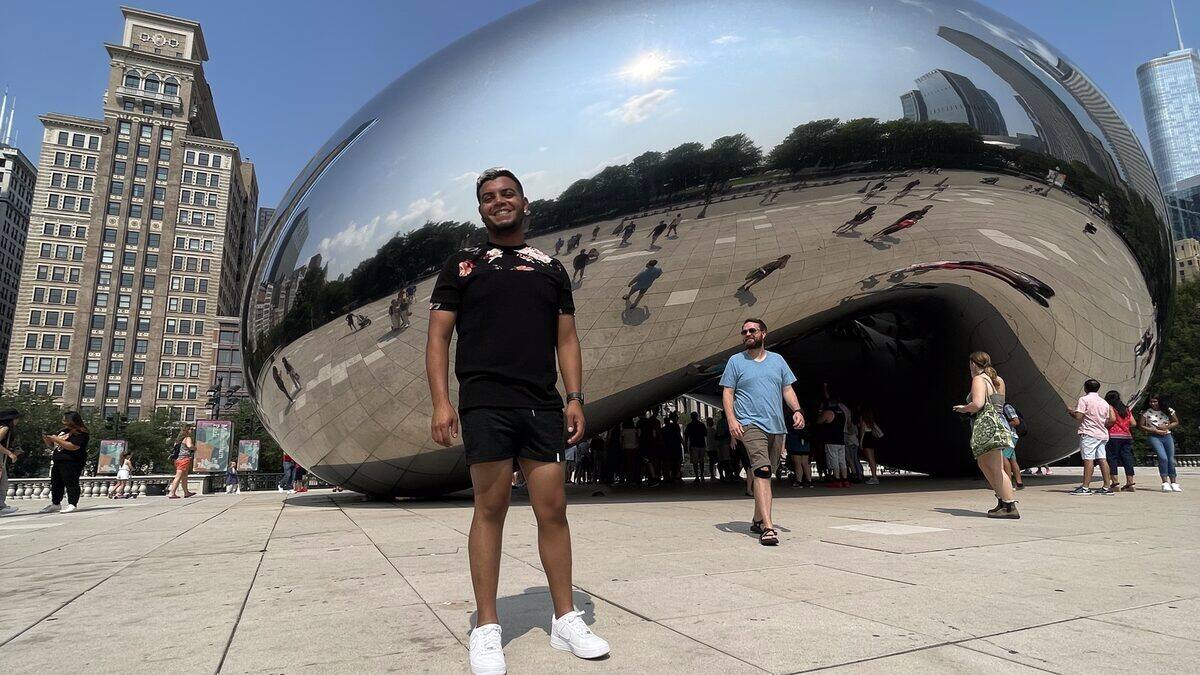 Cloud Gate, el Bean, en Millennium Park, Chicago