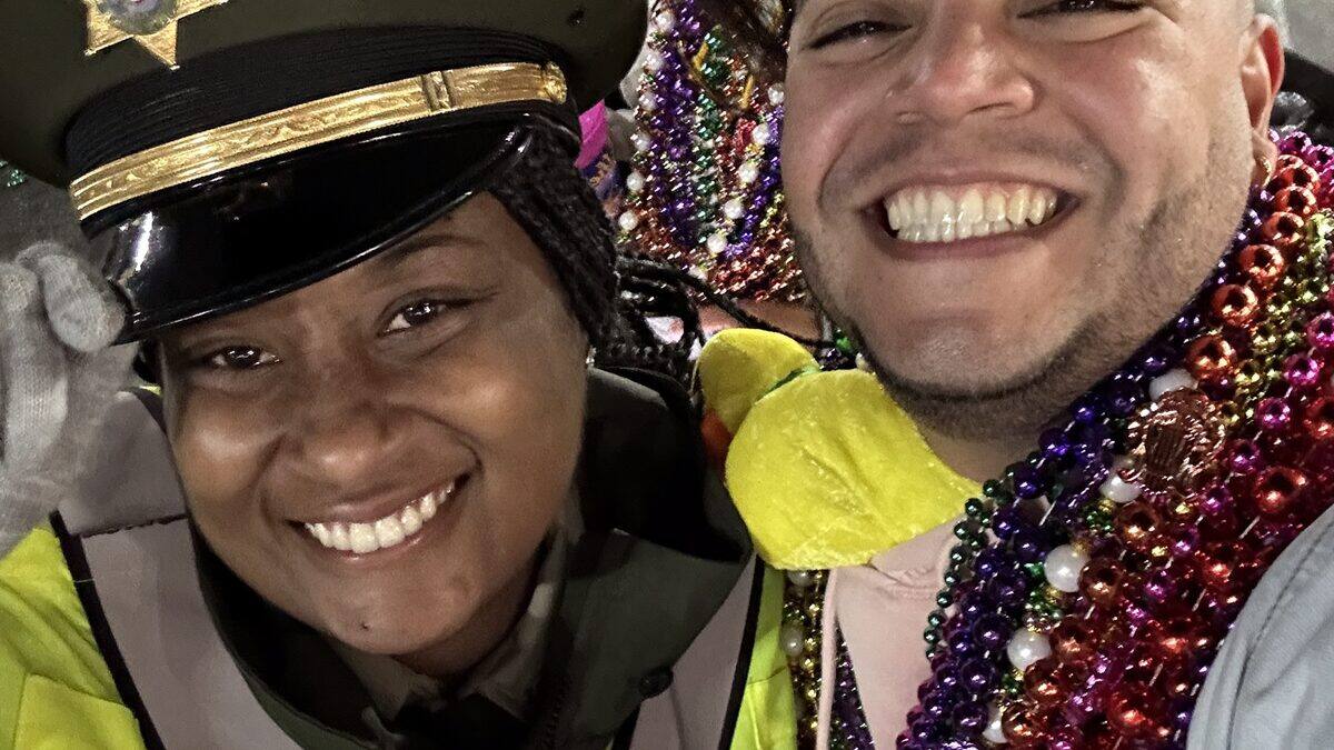 Collares de Mardi Gras en Nueva Orleans